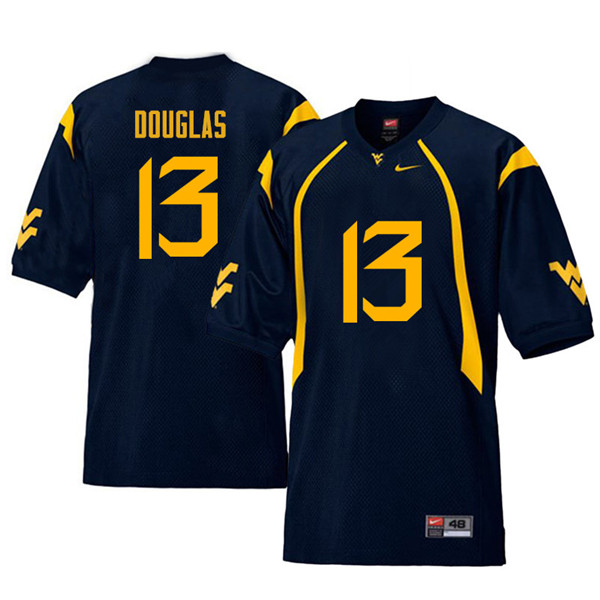 NCAA Men's Rasul Douglas West Virginia Mountaineers Navy #13 Nike Stitched Football College Retro Authentic Jersey ML23B30KU